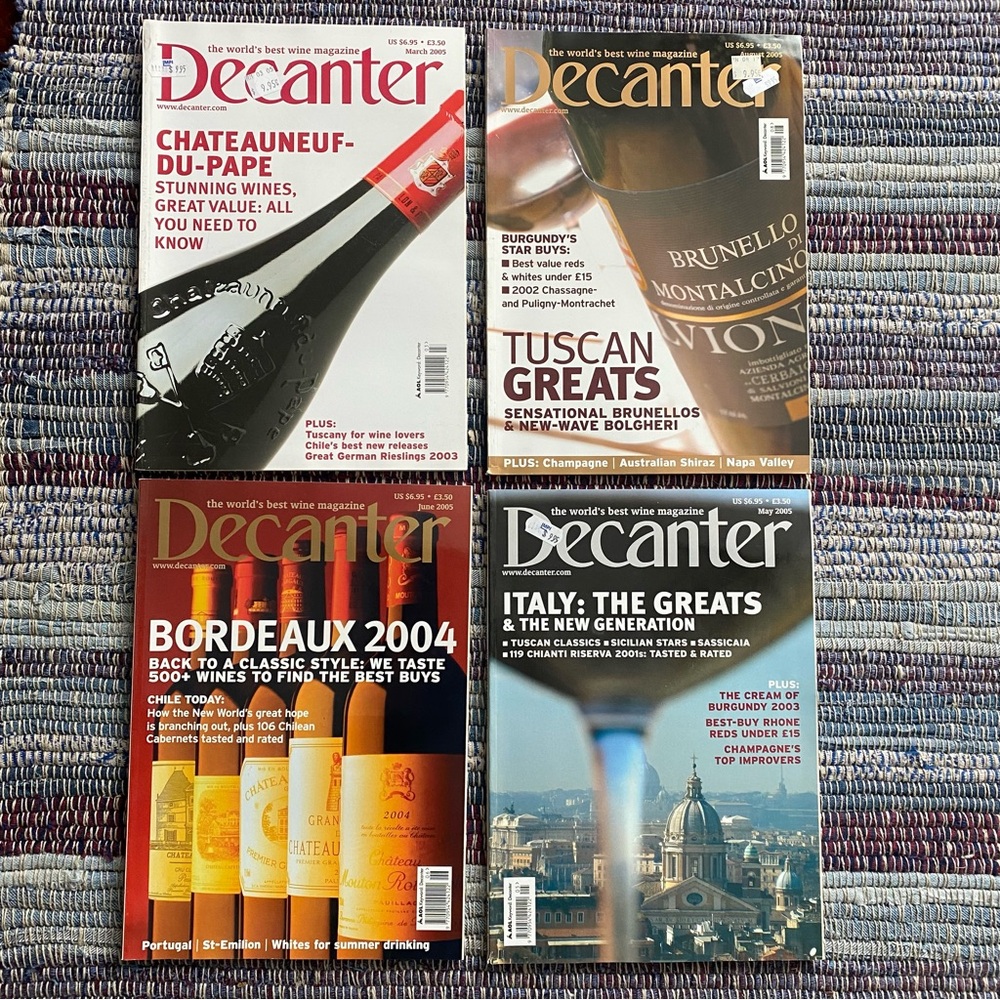 Vintage 2005 Decanter Magazine Collection